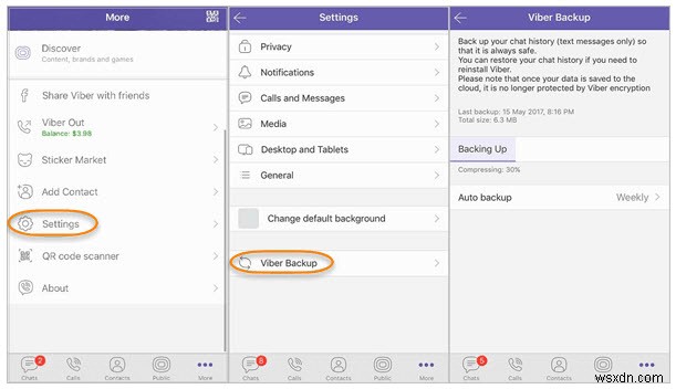Hướng dẫn từng bước:Chuyển tin nhắn Viber sang điện thoại iPhone hoặc Android mới 