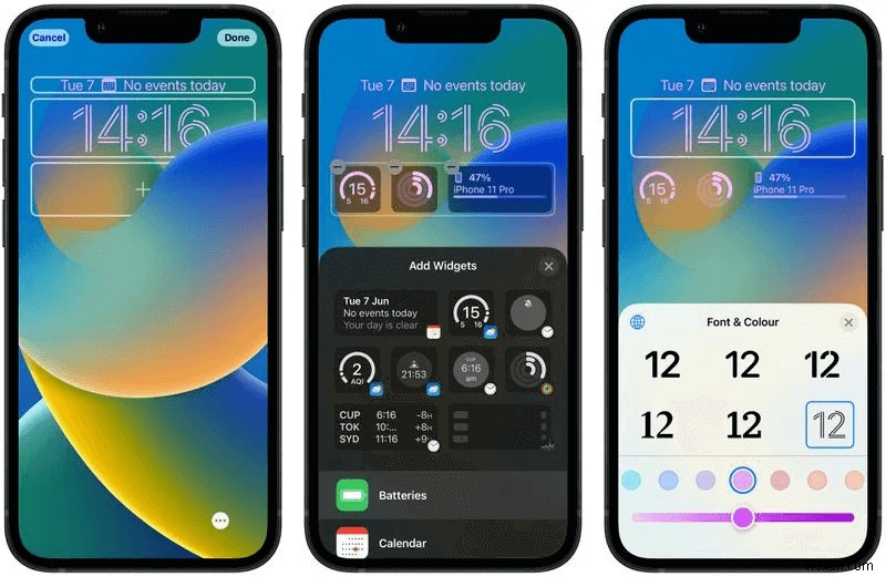Làm chủ màn hình khóa iOS 16:Hướng dẫn đầy đủ để tùy chỉnh iPhone của bạn