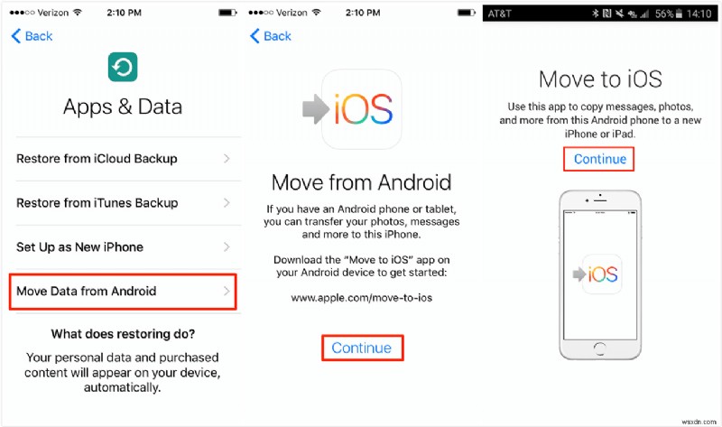 Hướng dẫn miễn phí:Chuyển tất cả dữ liệu Android của bạn sang iPhone một cách liền mạch 