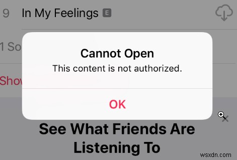 Giải quyết lỗi  Không được ủy quyền  của Apple Music nhanh chóng và miễn phí 