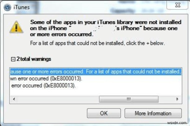 Khắc phục lỗi iTunes 0xE8000013 trong quá trình kích hoạt iPhone – 6 giải pháp đã được chứng minh 