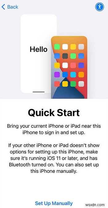 Chuyển liền mạch ứng dụng và dữ liệu từ iPhone của bạn sang thiết bị mới