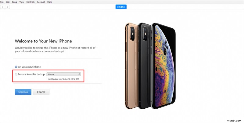 Từng bước:Khôi phục bản sao lưu iPhone của bạn từ iCloud hoặc iTunes sang thiết bị mới 