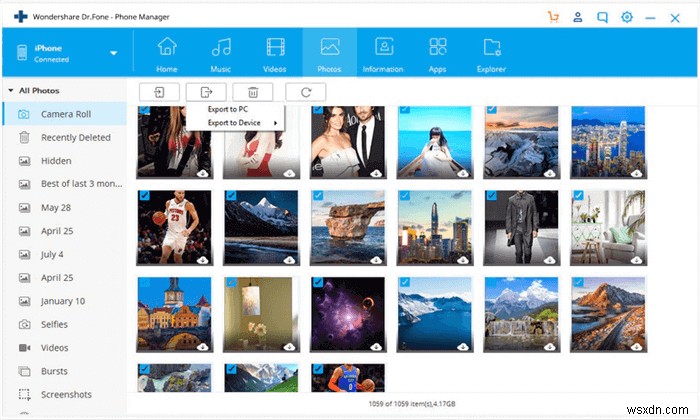 7 ứng dụng chuyển ảnh hàng đầu để chuyển ảnh iPhone sang Windows 10 