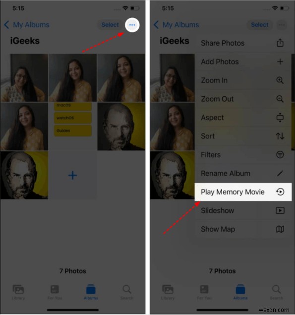 Tạo và chia sẻ video kỷ niệm tuyệt đẹp trên iPhone của bạn bằng ứng dụng Ảnh tích hợp 