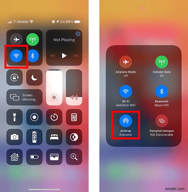 AirDrop không có Wi‑Fi:Cách thức hoạt động và khi nào có thể 