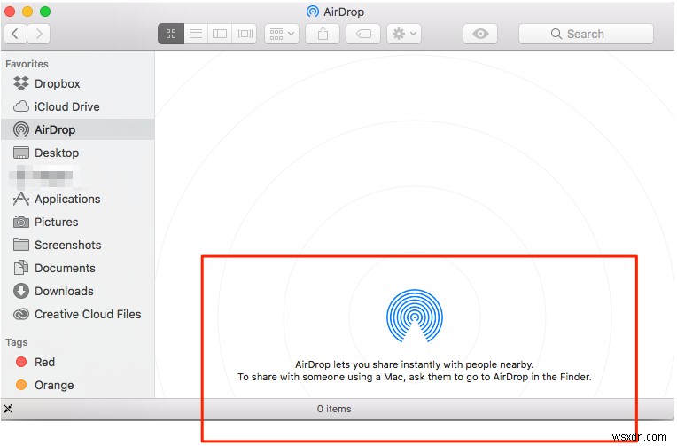 Khắc phục AirDrop trên Mac:Khôi phục tùy chọn  Cho phép tôi được khám phá  bị thiếu 