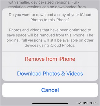 Xóa thư viện ảnh iCloud của bạn:Những điều bạn cần biết