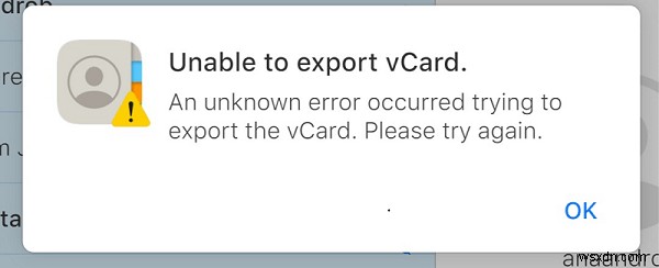 Khắc phục sự cố xuất iCloud vCard:3 giải pháp đã được chứng minh 