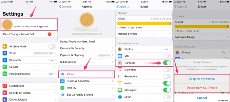 Cách xóa danh bạ khỏi iCloud một cách an toàn – Hướng dẫn đầy đủ 