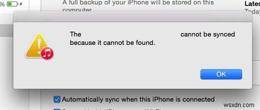 Các sự cố đồng bộ hóa iPod thường gặp với iTunes và cách khắc phục chúng 