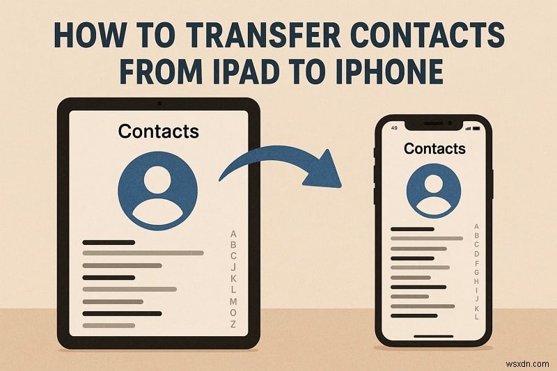 Cách chuyển liền mạch danh bạ từ iPad sang iPhone – Hướng dẫn nhanh chóng và đáng tin cậy 