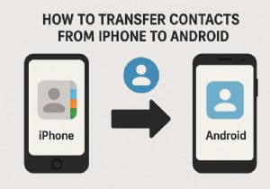 Chuyển liền mạch danh bạ iPhone của bạn sang Android:7 phương pháp đã được chứng minh 
