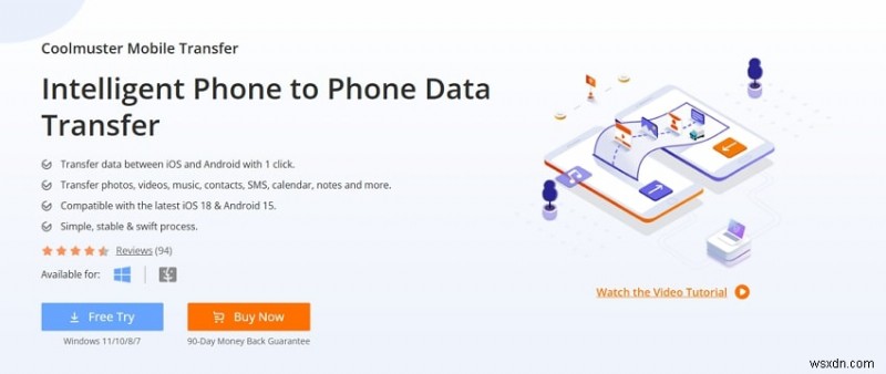 Chuyển danh bạ Android sang iPhone:7 công cụ hàng đầu để chuyển đổi liền mạch 
