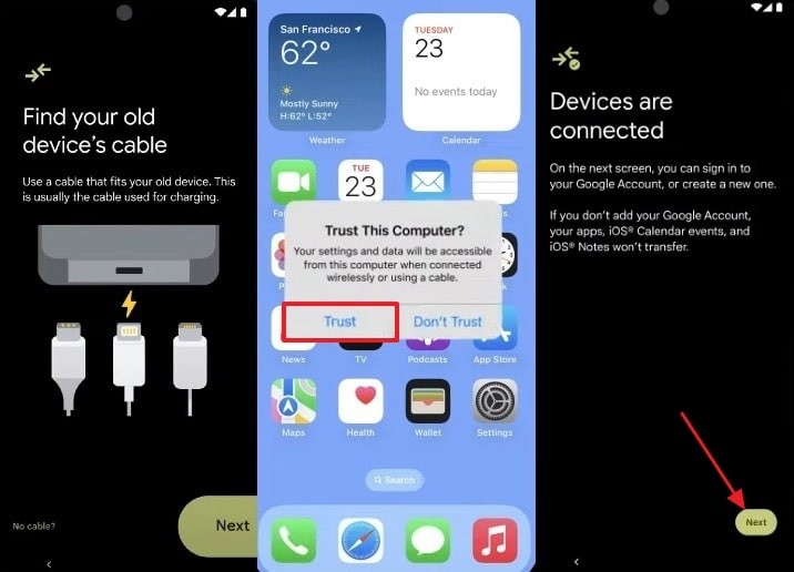 Truyền tệp liền mạch từ iPhone sang Android:Hướng dẫn từng bước 
