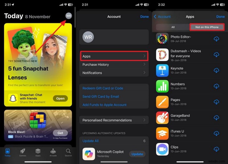 Khôi phục ứng dụng iOS đã mua từ iCloud:Hướng dẫn từng bước 