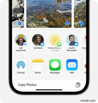 Gửi tệp giữa các iPhone bằng AirDrop – Hướng dẫn từng bước