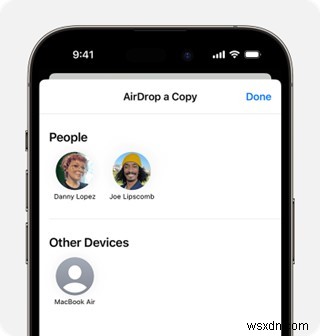 Gửi tệp giữa các iPhone bằng AirDrop – Hướng dẫn từng bước