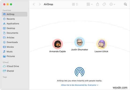 Hướng dẫn từng bước:AirDrop tệp từ máy Mac sang iPhone một cách liền mạch 