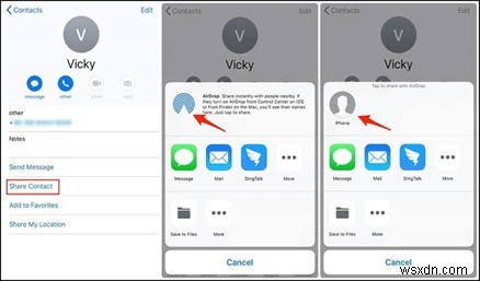 Dễ dàng AirDrop Danh bạ:Hướng dẫn từng bước cho người dùng iPhone 
