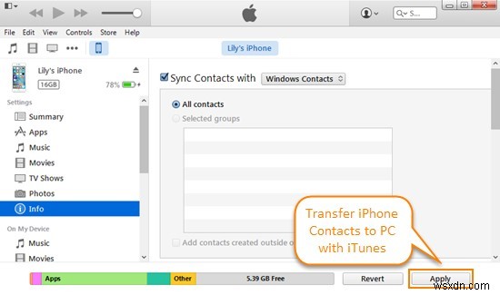 Dễ dàng chuyển danh bạ iPhone sang máy tính của bạn trong vài giây 
