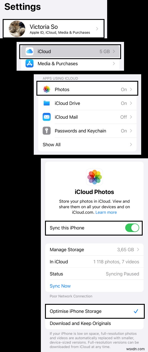 Sao lưu tệp iPhone vào iCloud từ Windows:Hướng dẫn từng bước 