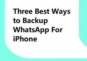 3 cách đã được chứng minh để sao lưu an toàn dữ liệu WhatsApp trên iPhone của bạn 