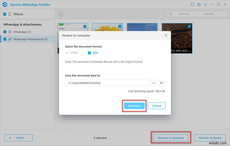 Chuyển ảnh và video WhatsApp bằng Syncios - Nhanh chóng, an toàn và dễ dàng 