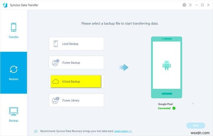 Truyền dữ liệu liền mạch chỉ bằng một cú nhấp chuột sang thiết bị iOS 18 của bạn 