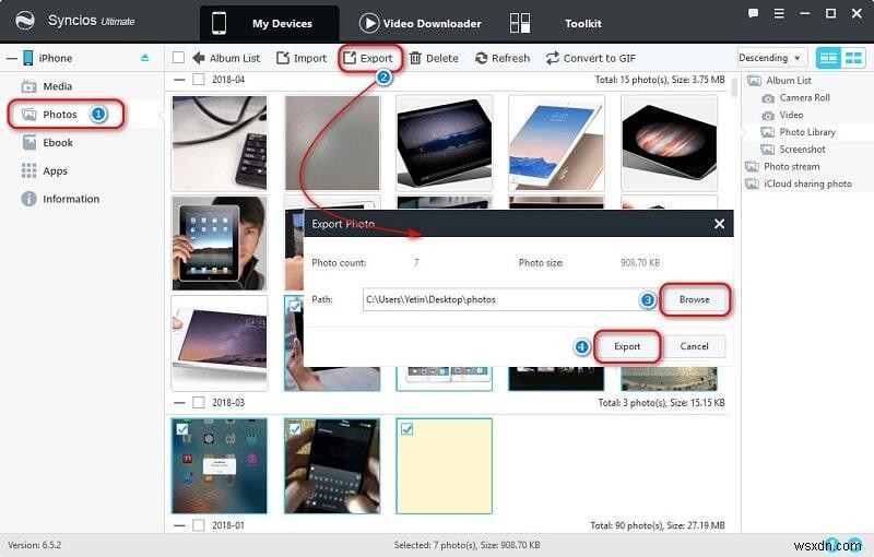 Dễ dàng chuyển ảnh giữa iPhone XS và PC – Hai phương pháp đơn giản 