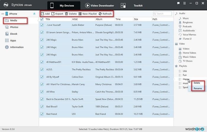 Làm chủ danh sách phát iTunes:Quản lý, chỉnh sửa, tạo và xóa dễ dàng 