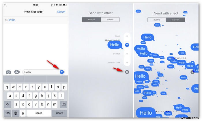 Thêm hiệu ứng bong bóng và màn hình vào iMessage trên iOS 11 – Hướng dẫn từng bước 