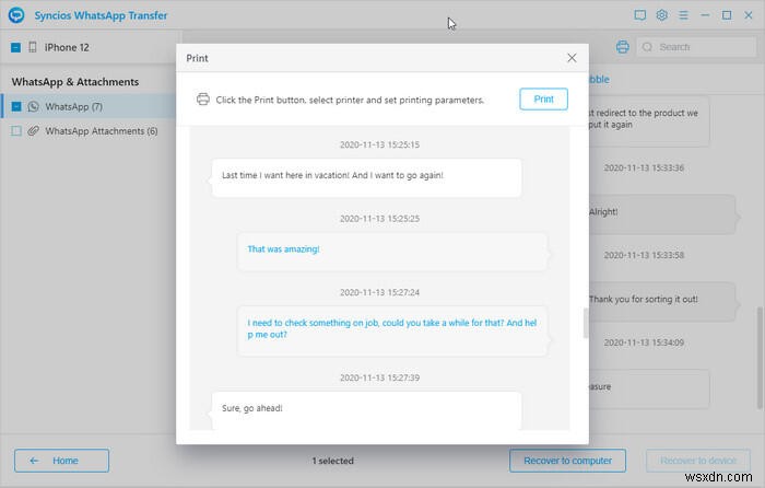 Dễ dàng in các cuộc trò chuyện WhatsApp từ iPhone của bạn:Hướng dẫn từng bước