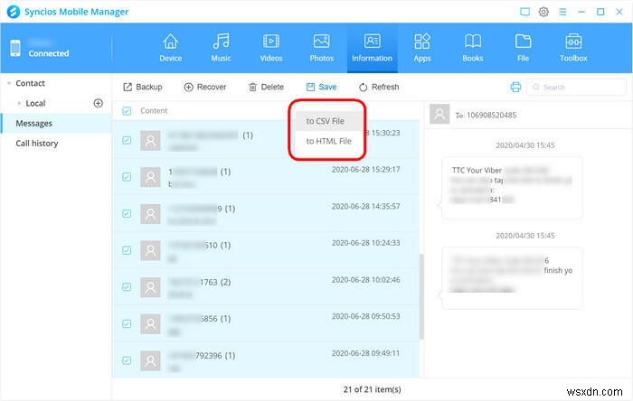 Cách xuất và in tin nhắn văn bản iPhone để làm bằng chứng trước tòa 