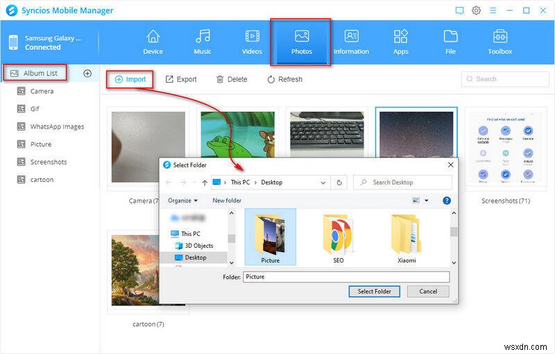 Hướng dẫn dễ dàng xuất và nhập ảnh trực tiếp trên iPhone 