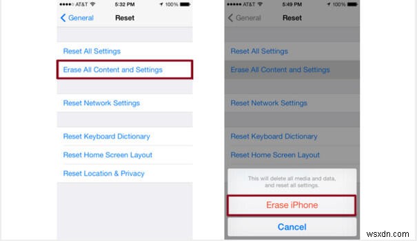 Hướng dẫn từng bước để khôi phục cài đặt gốc cho iPhone của bạn – Bất kỳ kiểu máy nào 