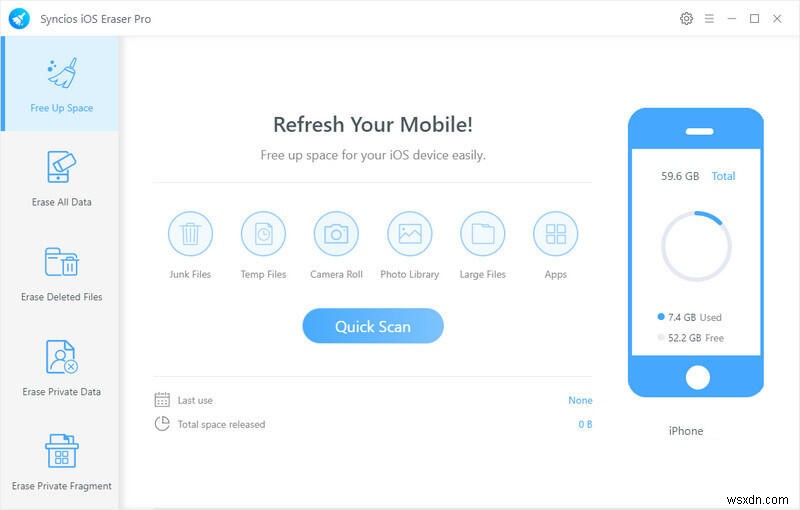 Xóa dữ liệu Snapchat một cách hiệu quả và bộ nhớ iPhone miễn phí 