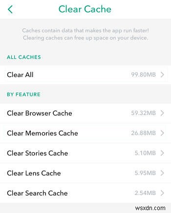 Xóa dữ liệu Snapchat một cách hiệu quả và bộ nhớ iPhone miễn phí 