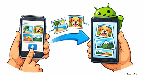 Gửi ảnh iPhone tới Android:Phương pháp đơn giản và đáng tin cậy 