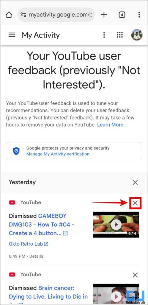 Cách xóa kênh khỏi danh sách  Không đề xuất  YouTube của bạn trên web và thiết bị di động 
