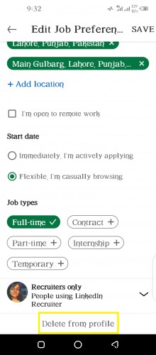 Vô hiệu hóa trạng thái  Mở làm việc  của LinkedIn một cách an toàn &kín đáo 