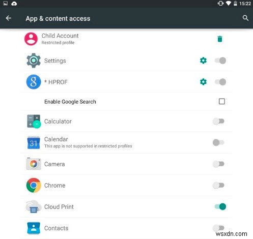 Hướng dẫn từng bước:Đặt quyền kiểm soát của phụ huynh trên thiết bị Android 