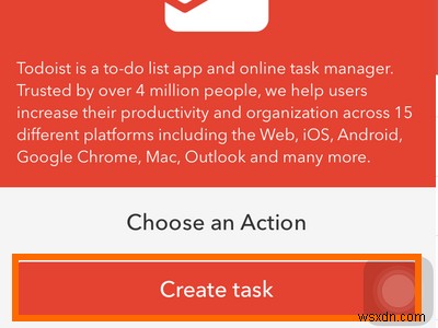 Tự động thêm nhiệm vụ vào danh sách việc cần làm của bạn qua email trên iPhone và Android 