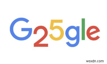 Kỷ niệm sinh nhật lần thứ 25 của Google với Trứng Phục sinh tương tác &Hành trình Doodle 