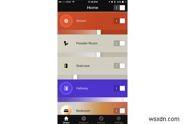 Lắp đặt 55 đèn Philips Hue:Chúng biến đổi ngôi nhà của bạn như thế nào 