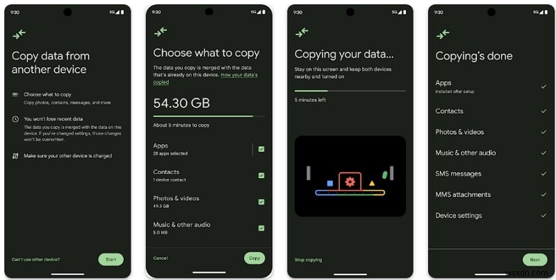 8 ứng dụng truyền dữ liệu Google Pixel hàng đầu để di chuyển tệp dễ dàng 