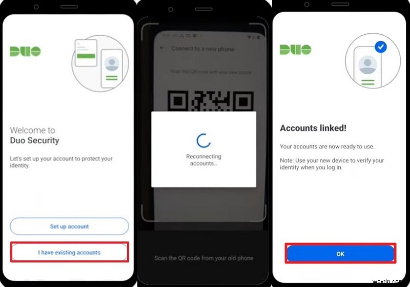 Di chuyển Duo Mobile an toàn sang điện thoại mới của bạn—Nhanh chóng, dễ dàng, bảo mật 