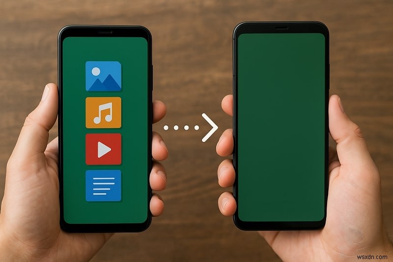 Truyền tệp từ Android sang Android nhanh chóng và dễ dàng:USB, Bluetooth, Wi‑Fi, Cloud và MobileTrans 