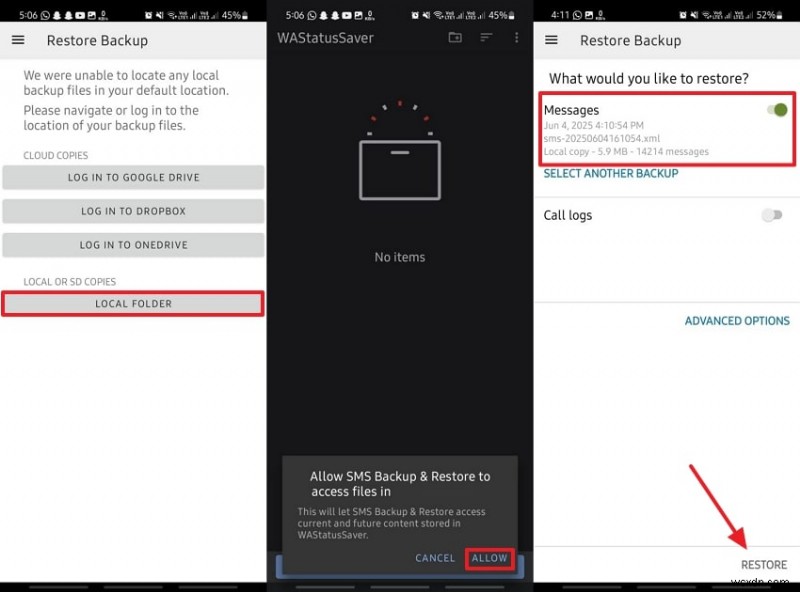 Hướng dẫn từng bước:Chuyển tin nhắn Google sang điện thoại mới của bạn 