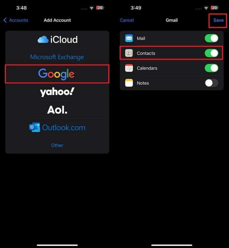 Chuyển danh bạ Android sang iPhone qua Bluetooth—Hướng dẫn từng bước 